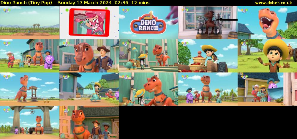 Dino Ranch (Tiny Pop) Sunday 17 March 2024 02:36 - 02:48