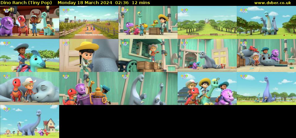 Dino Ranch (Tiny Pop) Monday 18 March 2024 02:36 - 02:48