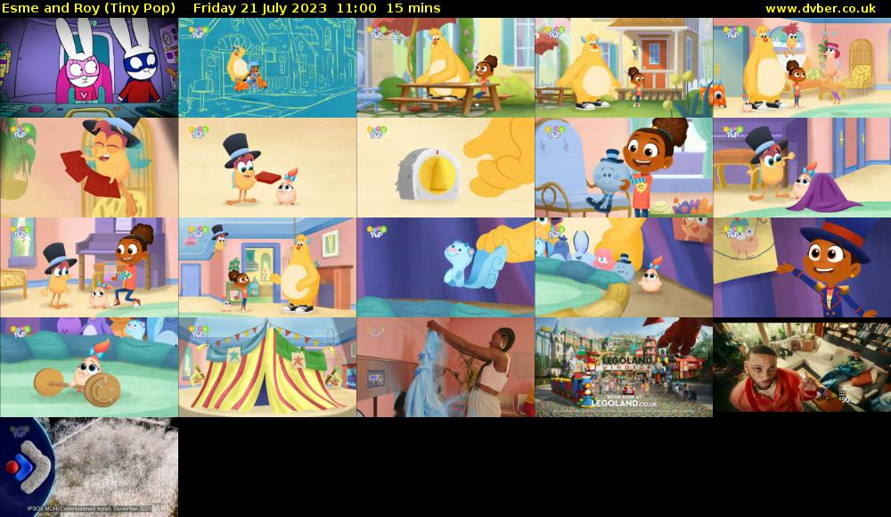 Esme and Roy (Tiny Pop) Friday 21 July 2023 11:00 - 11:15