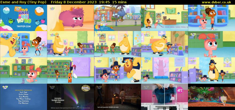Esme and Roy (Tiny Pop) Friday 8 December 2023 19:45 - 20:00