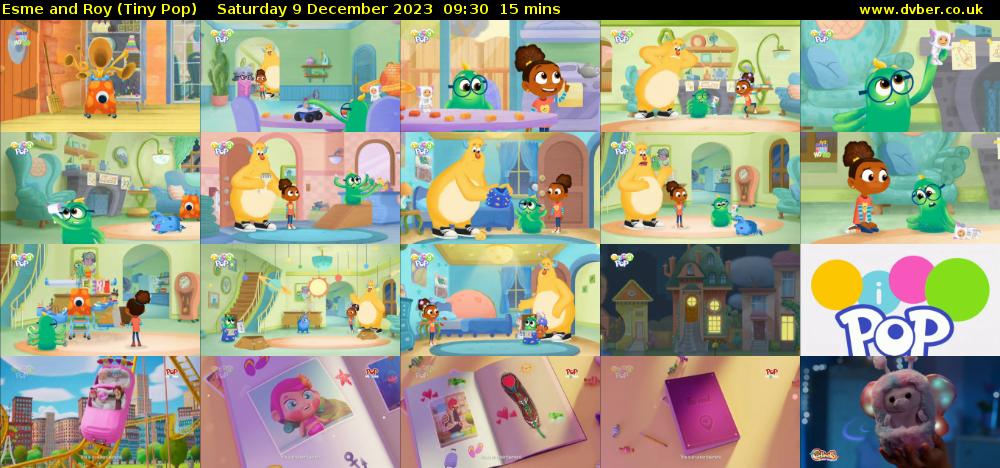 Esme and Roy (Tiny Pop) Saturday 9 December 2023 09:30 - 09:45