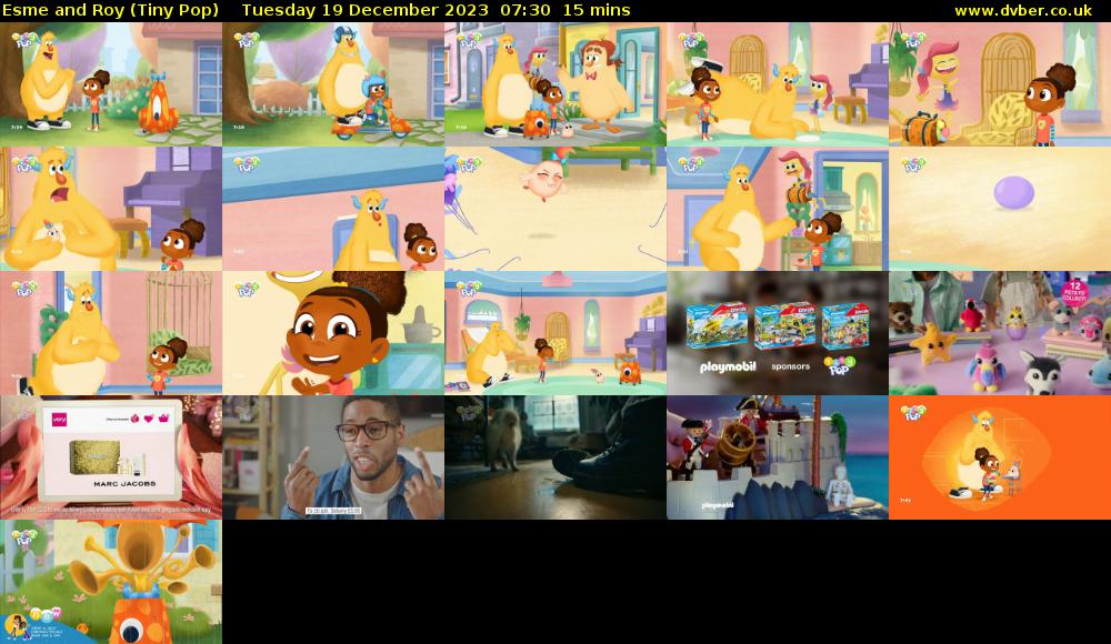 Esme and Roy (Tiny Pop) Tuesday 19 December 2023 07:30 - 07:45