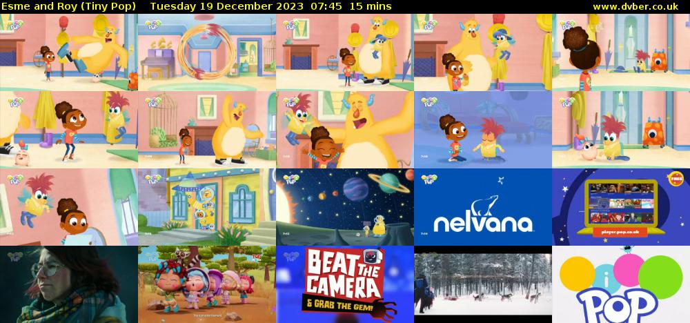 Esme and Roy (Tiny Pop) Tuesday 19 December 2023 07:45 - 08:00
