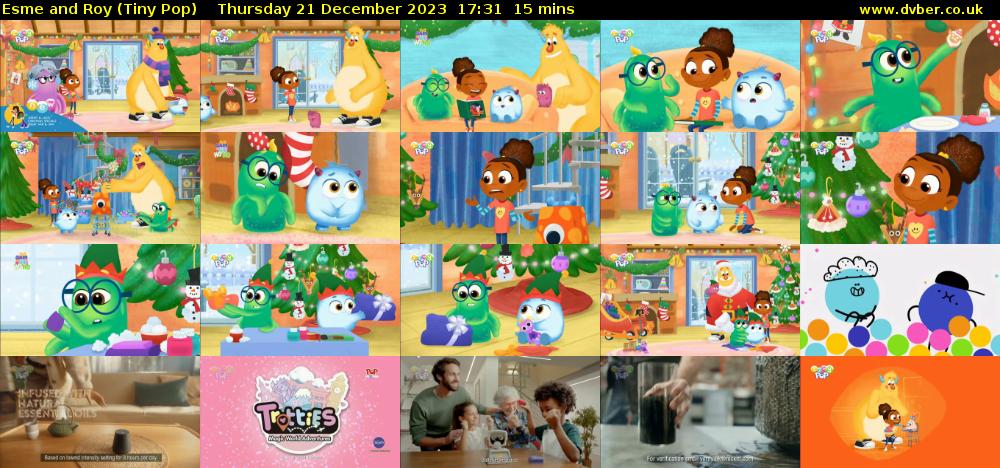 Esme and Roy (Tiny Pop) Thursday 21 December 2023 17:31 - 17:46