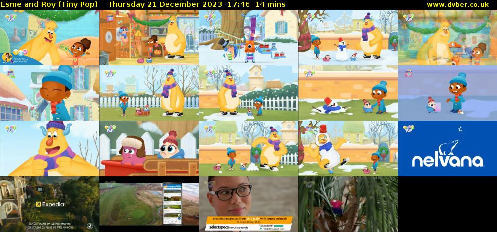 Esme and Roy (Tiny Pop) Thursday 21 December 2023 17:46 - 18:00
