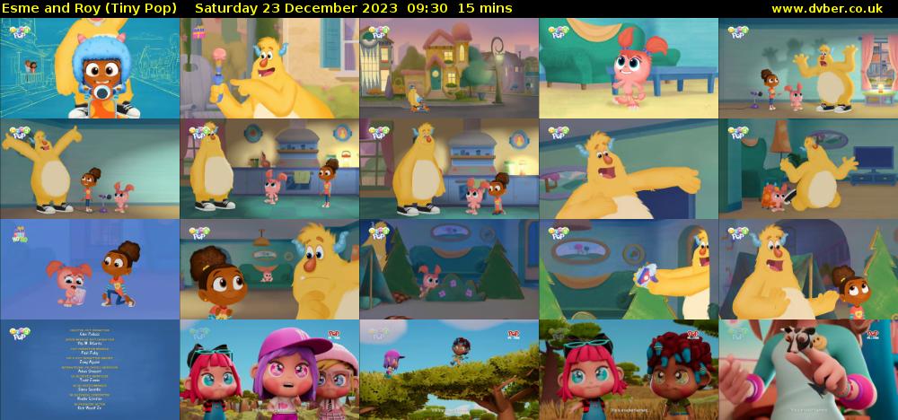 Esme and Roy (Tiny Pop) Saturday 23 December 2023 09:30 - 09:45