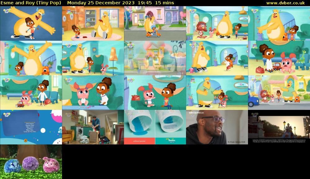 Esme and Roy (Tiny Pop) Monday 25 December 2023 19:45 - 20:00