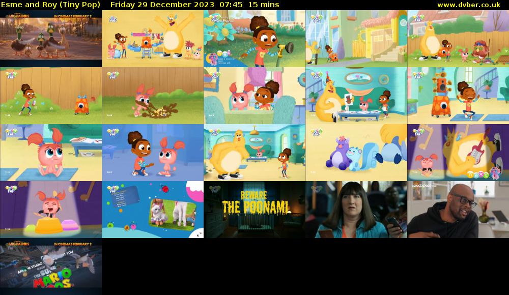 Esme and Roy (Tiny Pop) Friday 29 December 2023 07:45 - 08:00