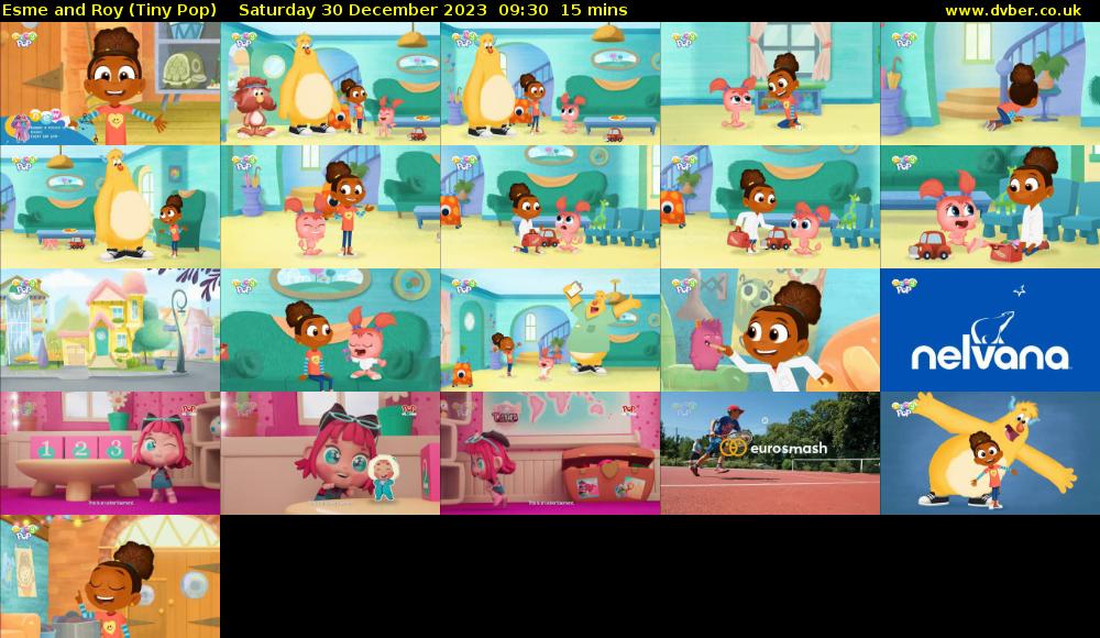 Esme and Roy (Tiny Pop) Saturday 30 December 2023 09:30 - 09:45
