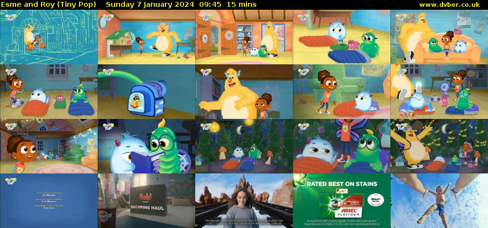 Esme and Roy (Tiny Pop) Sunday 7 January 2024 09:45 - 10:00