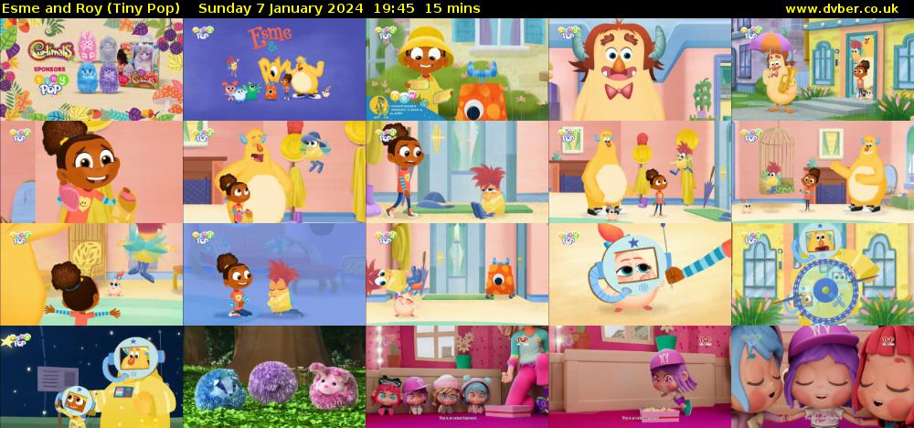 Esme and Roy (Tiny Pop) Sunday 7 January 2024 19:45 - 20:00