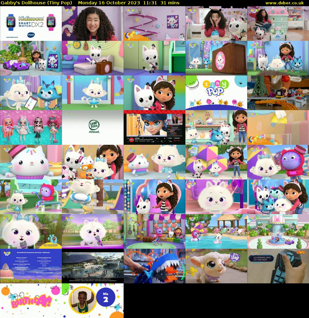 Gabby's Dollhouse (Tiny Pop) Monday 16 October 2023 11:31 - 12:02