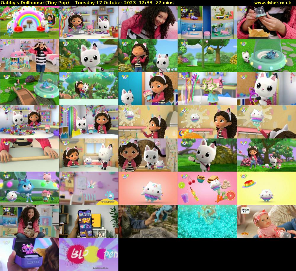 Gabby's Dollhouse (Tiny Pop) Tuesday 17 October 2023 12:33 - 13:00