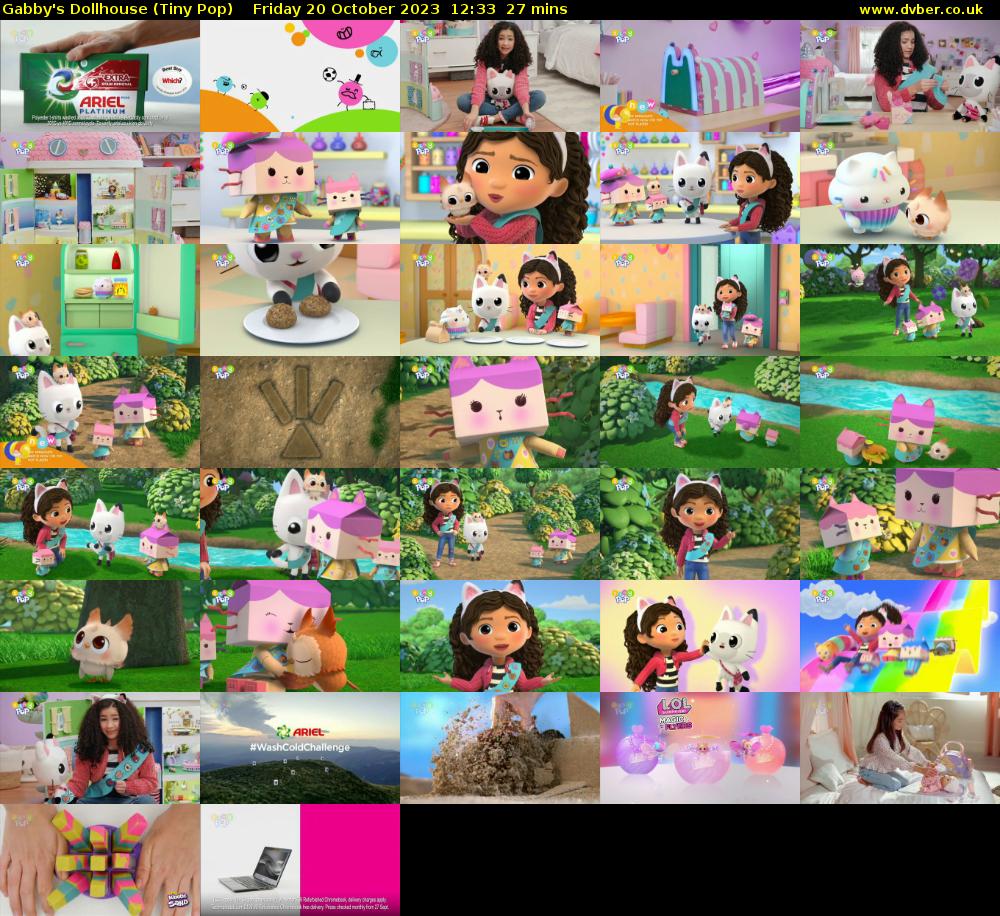 Gabby's Dollhouse (Tiny Pop) Friday 20 October 2023 12:33 - 13:00