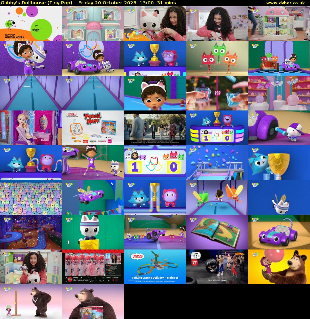 Gabby's Dollhouse (Tiny Pop) Friday 20 October 2023 13:00 - 13:31