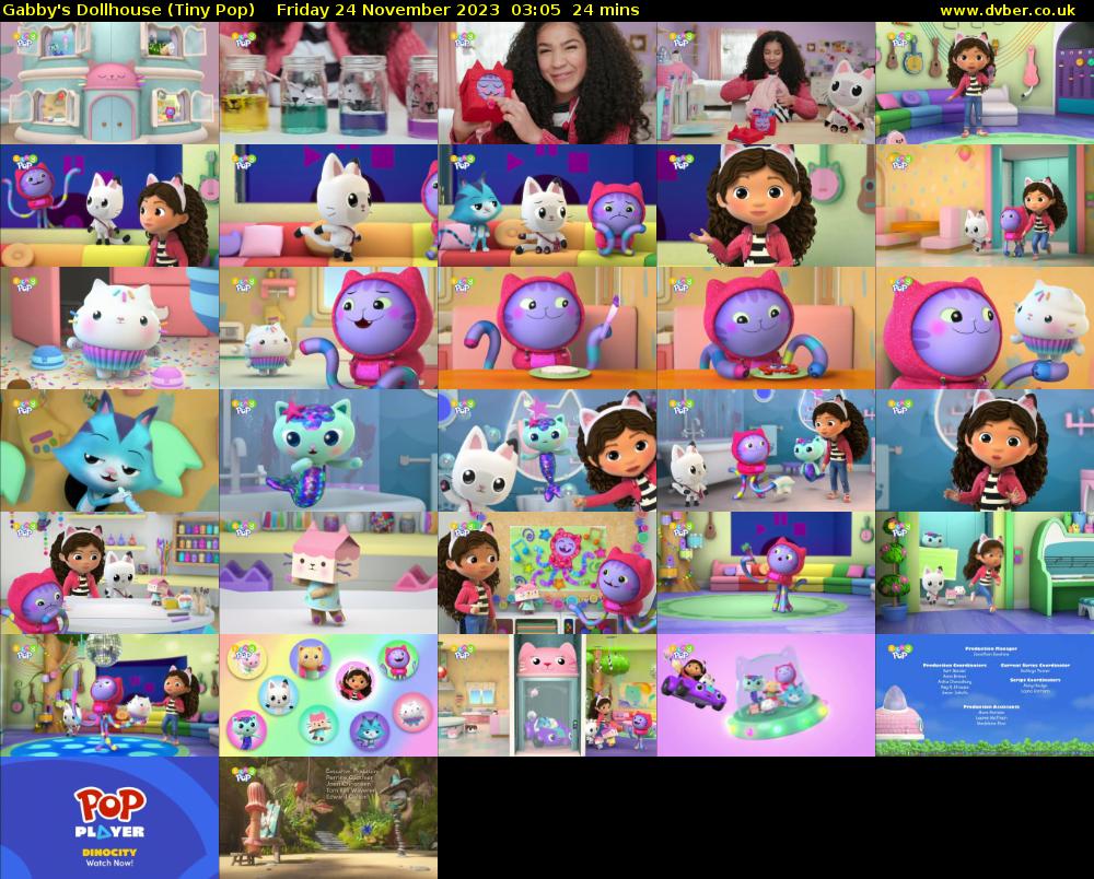 Gabby's Dollhouse (Tiny Pop) Friday 24 November 2023 03:05 - 03:29