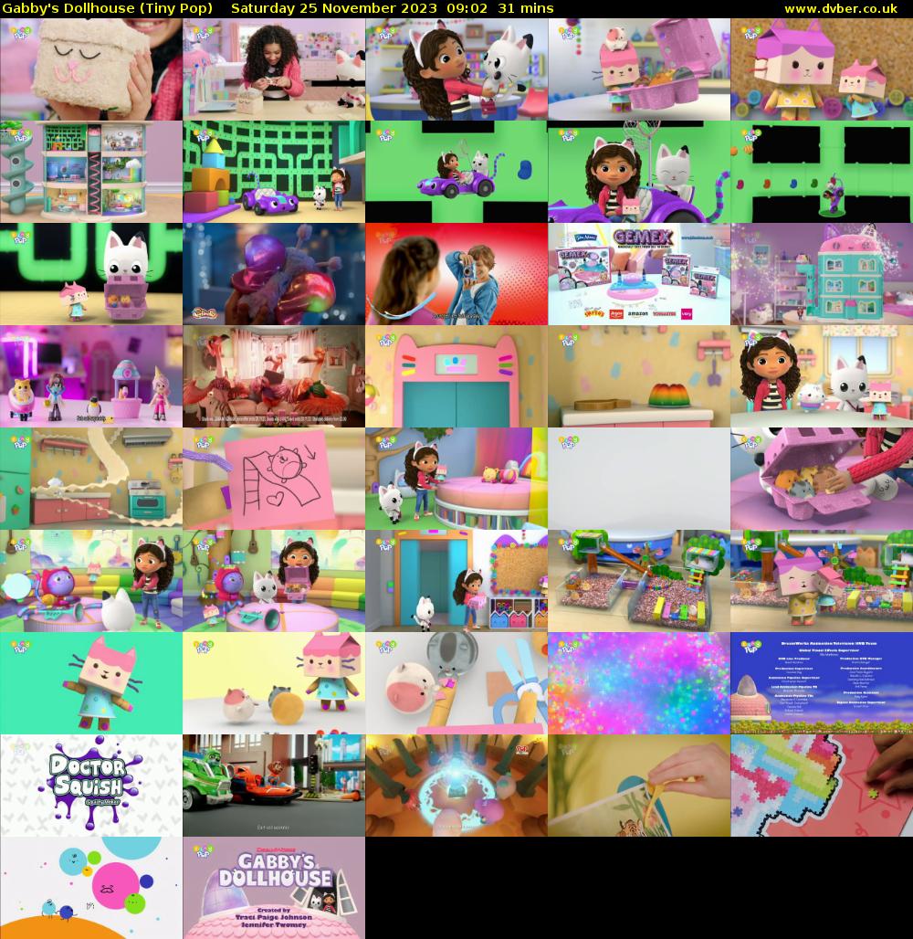 Gabby's Dollhouse (Tiny Pop) Saturday 25 November 2023 09:02 - 09:33