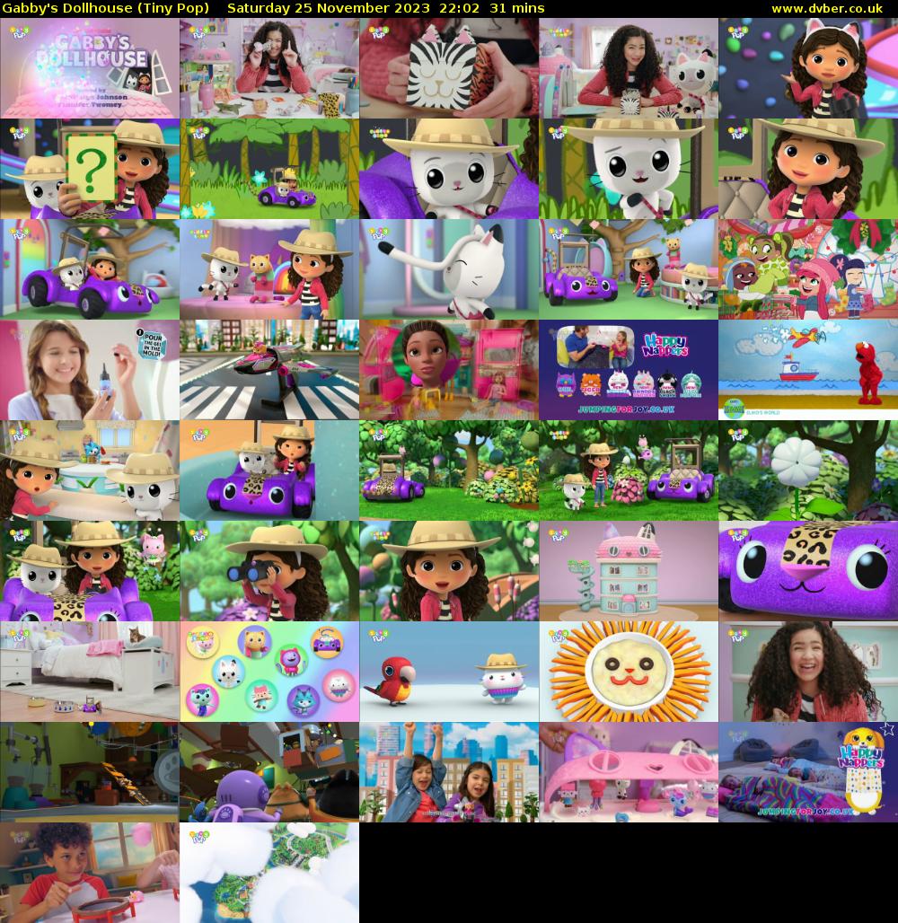Gabby's Dollhouse (Tiny Pop) Saturday 25 November 2023 22:02 - 22:33