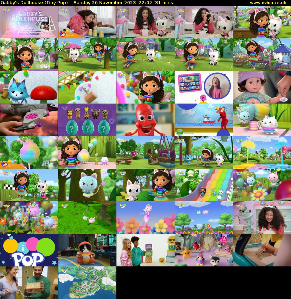 Gabby's Dollhouse (Tiny Pop) Sunday 26 November 2023 22:02 - 22:33