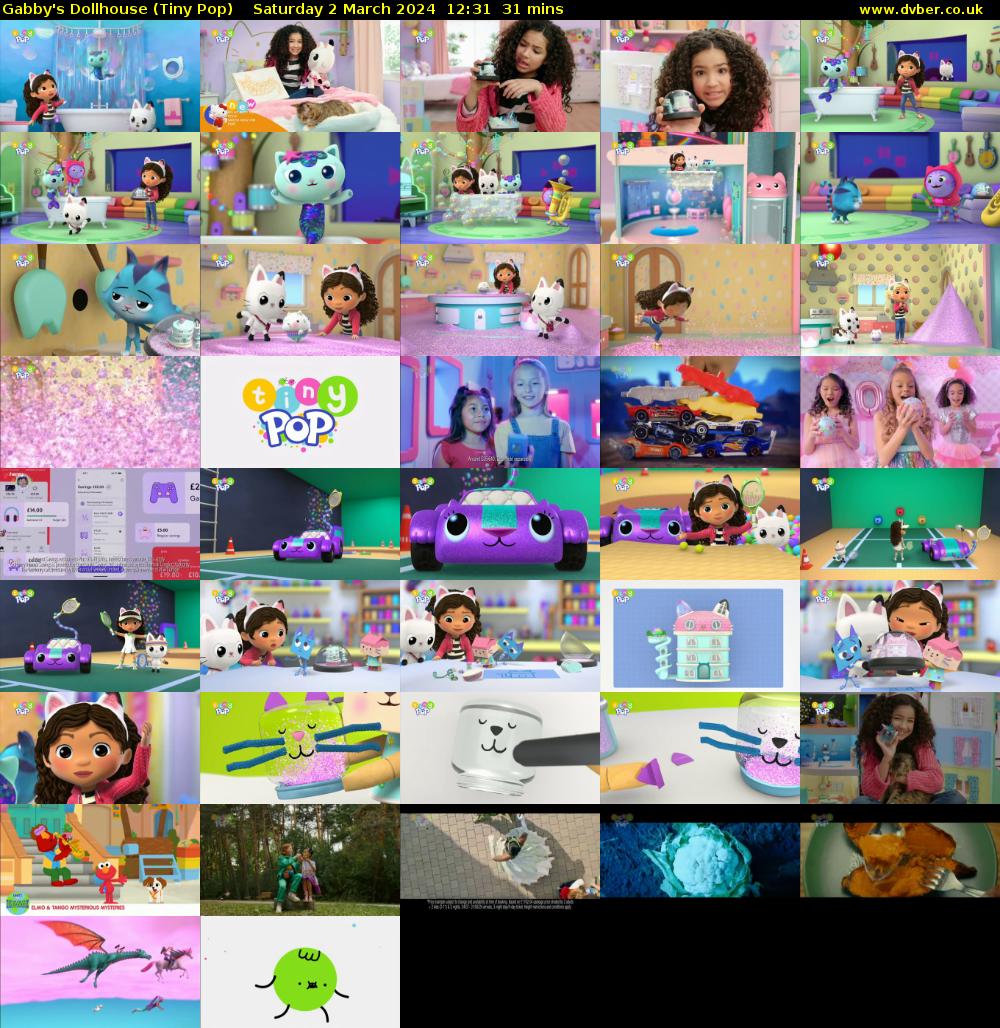 Gabby's Dollhouse (Tiny Pop) Saturday 2 March 2024 12:31 - 13:02