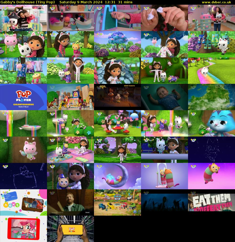 Gabby's Dollhouse (Tiny Pop) Saturday 9 March 2024 12:31 - 13:02