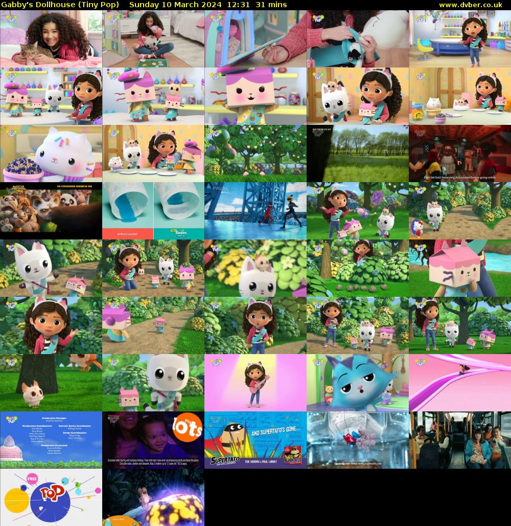 Gabby's Dollhouse (Tiny Pop) Sunday 10 March 2024 12:31 - 13:02