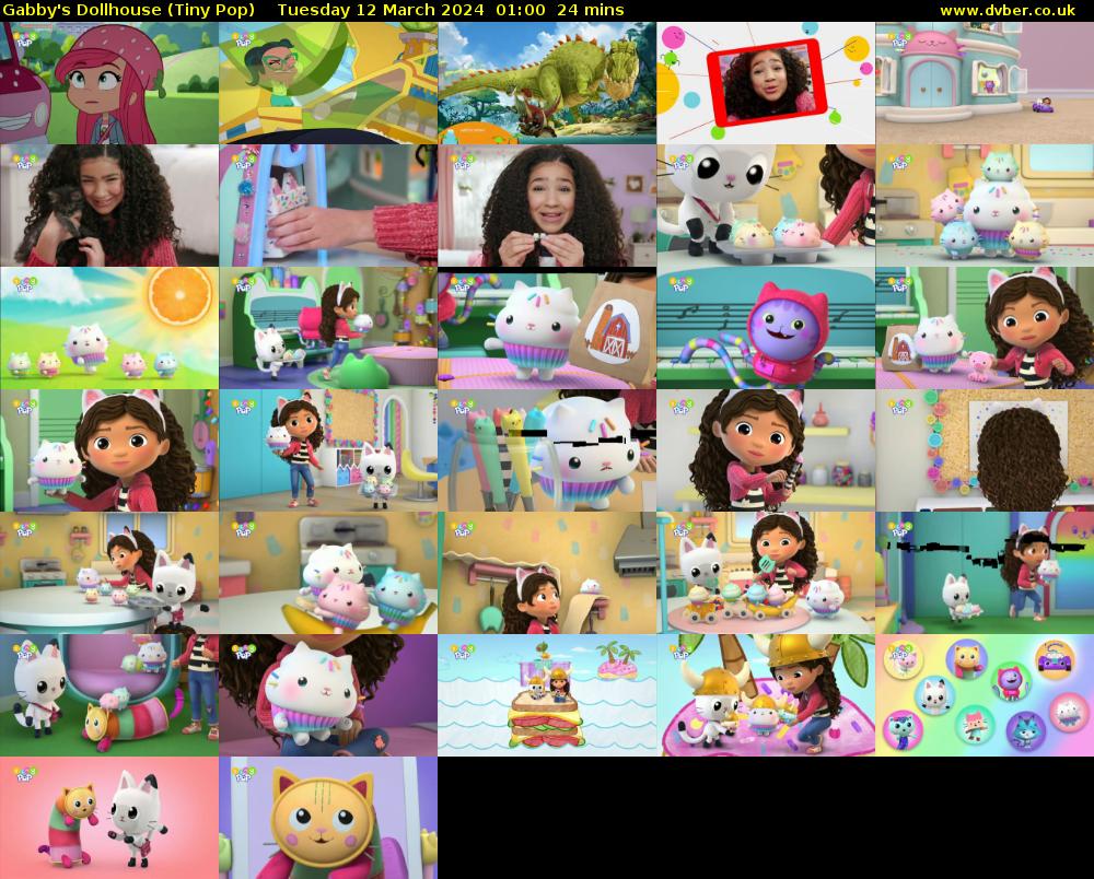 Gabby's Dollhouse (Tiny Pop) Tuesday 12 March 2024 01:00 - 01:24