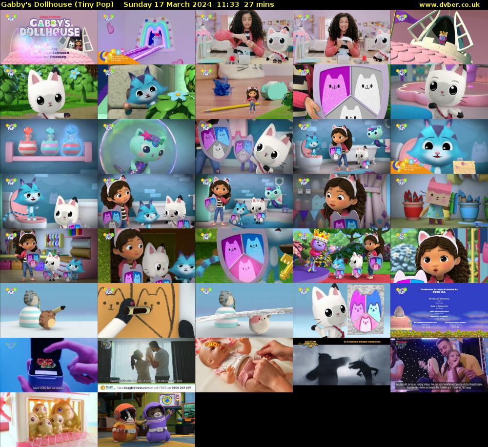 Gabby's Dollhouse (Tiny Pop) Sunday 17 March 2024 11:33 - 12:00