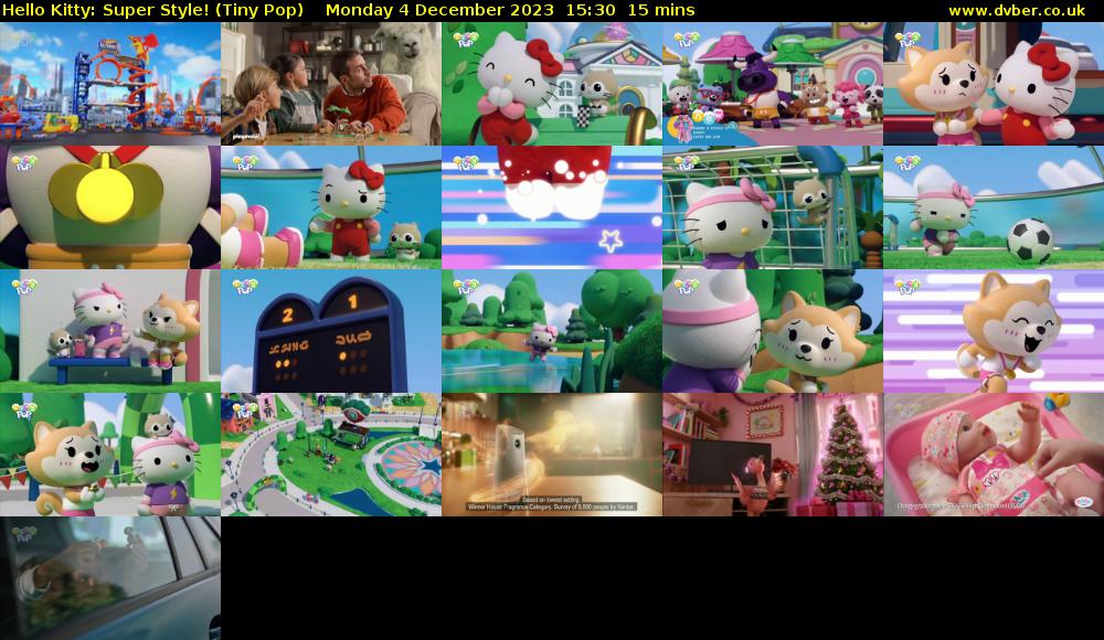 Hello Kitty: Super Style! (Tiny Pop) Monday 4 December 2023 15:30 - 15:45