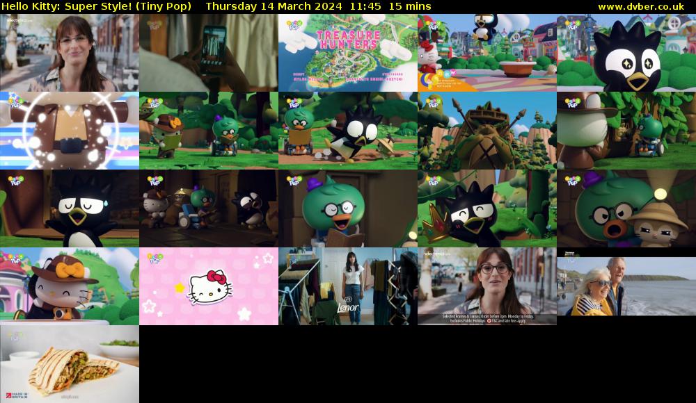 Hello Kitty: Super Style! (Tiny Pop) Thursday 14 March 2024 11:45 - 12:00