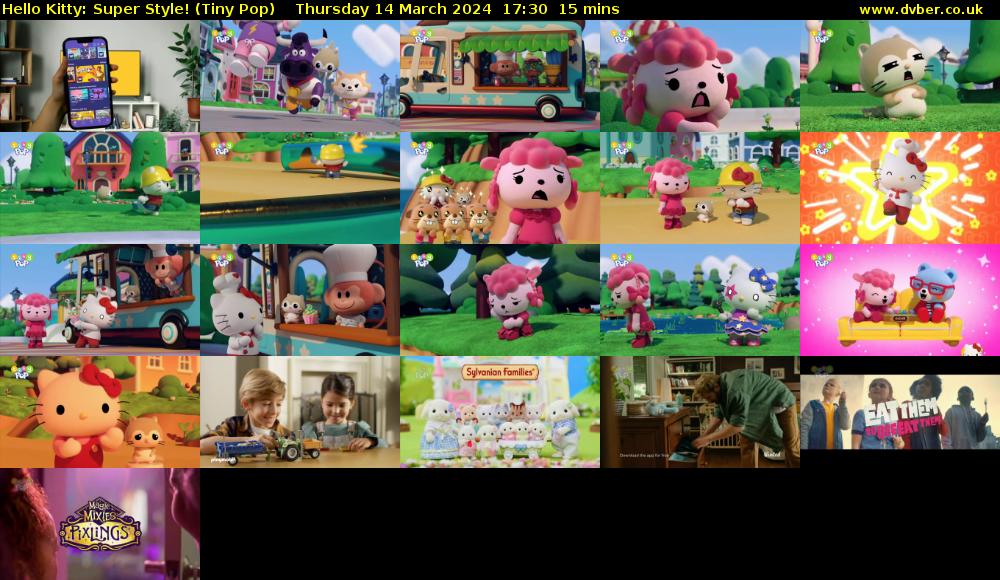 Hello Kitty: Super Style! (Tiny Pop) Thursday 14 March 2024 17:30 - 17:45