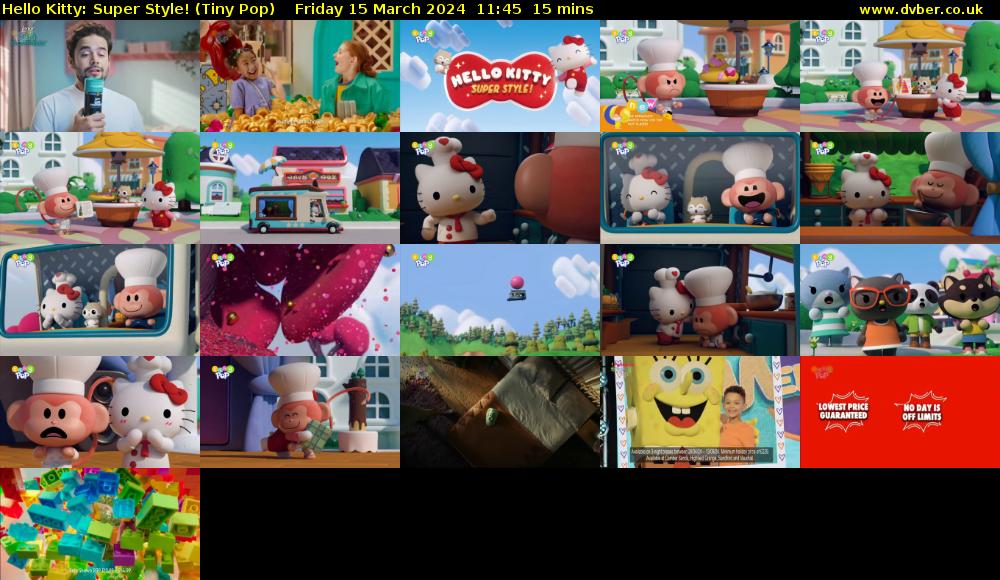 Hello Kitty: Super Style! (Tiny Pop) Friday 15 March 2024 11:45 - 12:00
