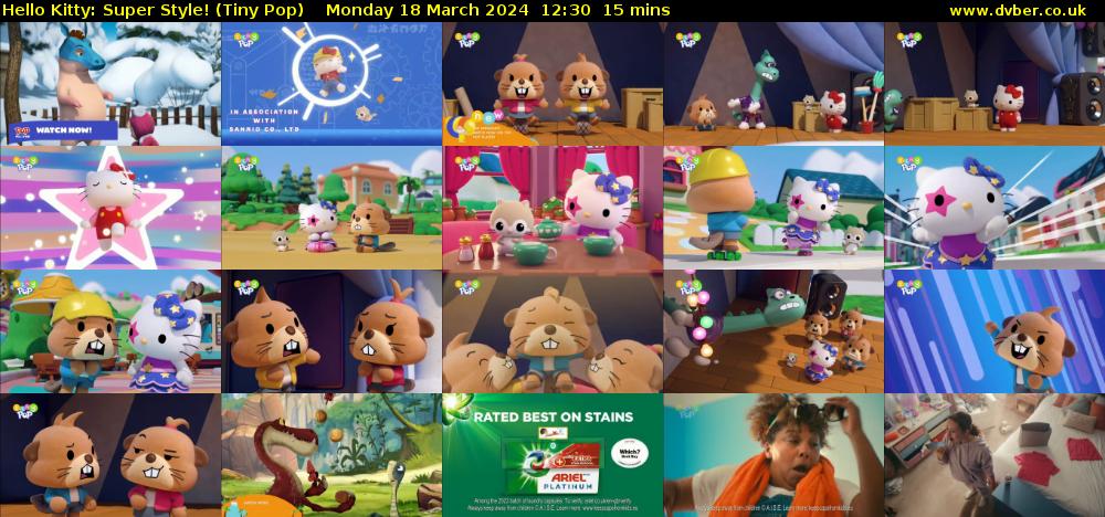 Hello Kitty: Super Style! (Tiny Pop) Monday 18 March 2024 12:30 - 12:45