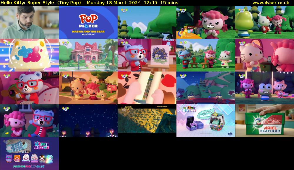 Hello Kitty: Super Style! (Tiny Pop) Monday 18 March 2024 12:45 - 13:00