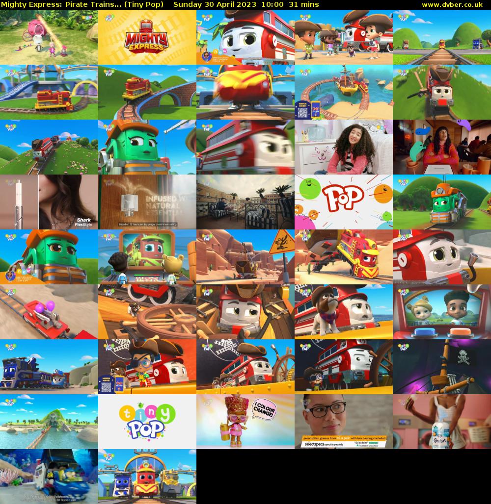 Mighty Express: Pirate Trains... (Tiny Pop) Sunday 30 April 2023 10:00 - 10:31