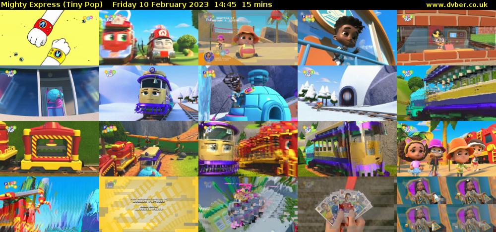 Mighty Express (Tiny Pop) Friday 10 February 2023 14:45 - 15:00