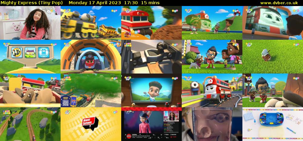 Mighty Express (Tiny Pop) Monday 17 April 2023 17:30 - 17:45
