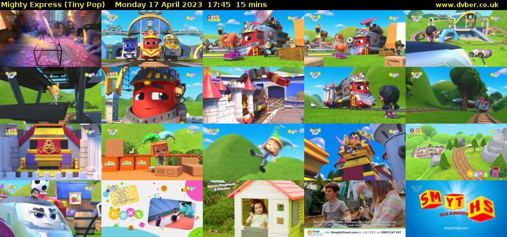Mighty Express (Tiny Pop) Monday 17 April 2023 17:45 - 18:00