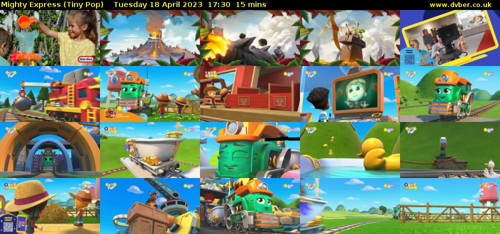 Mighty Express (Tiny Pop) Tuesday 18 April 2023 17:30 - 17:45