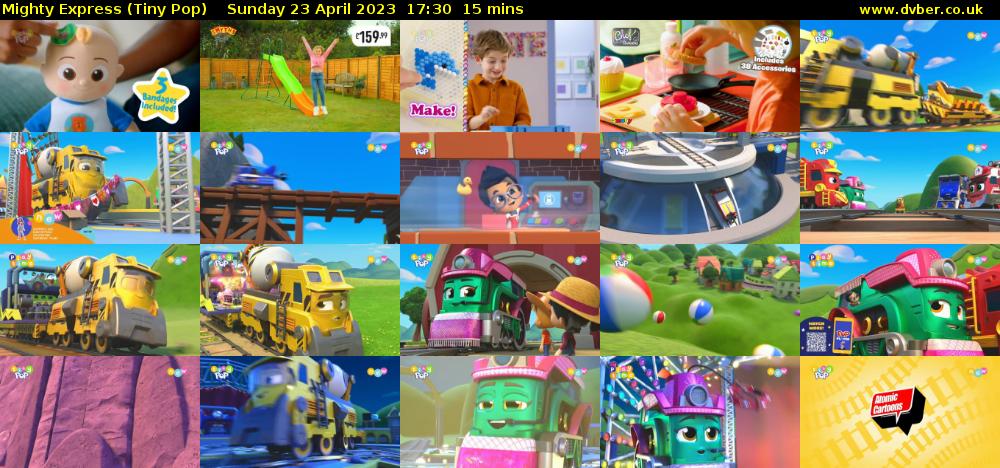 Mighty Express (Tiny Pop) Sunday 23 April 2023 17:30 - 17:45