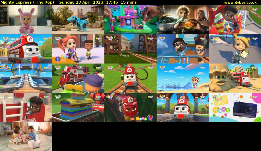 Mighty Express (Tiny Pop) Sunday 23 April 2023 17:45 - 18:00