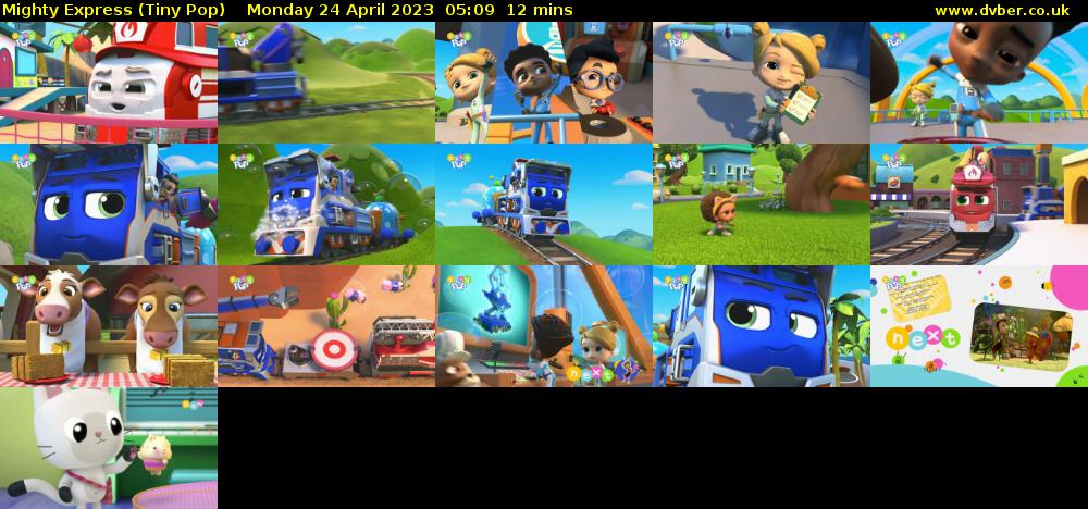 Mighty Express (Tiny Pop) Monday 24 April 2023 05:09 - 05:21