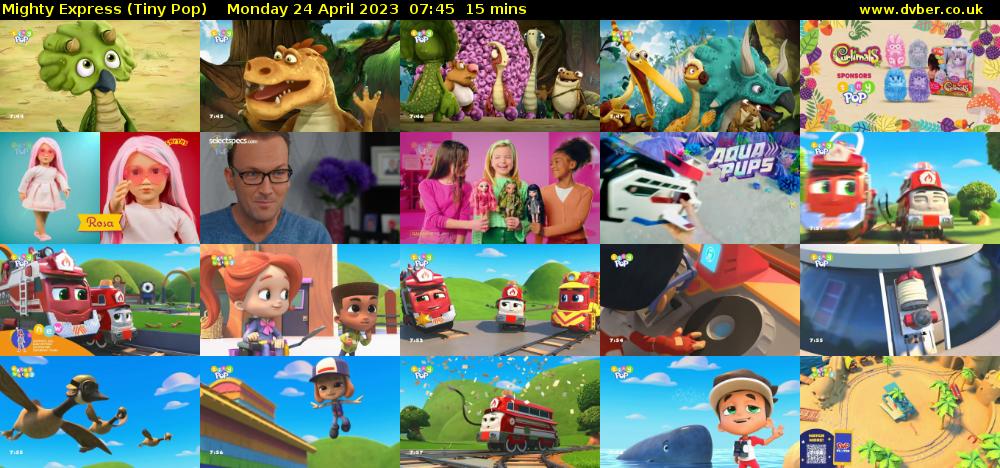Mighty Express (Tiny Pop) Monday 24 April 2023 07:45 - 08:00