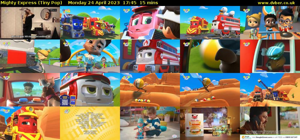 Mighty Express (Tiny Pop) Monday 24 April 2023 17:45 - 18:00
