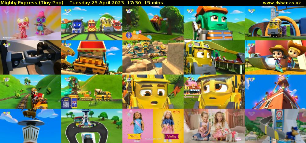 Mighty Express (Tiny Pop) Tuesday 25 April 2023 17:30 - 17:45