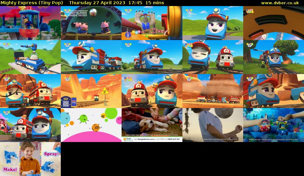 Mighty Express (Tiny Pop) Thursday 27 April 2023 17:45 - 18:00