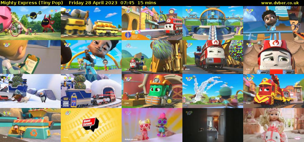 Mighty Express (Tiny Pop) Friday 28 April 2023 07:45 - 08:00