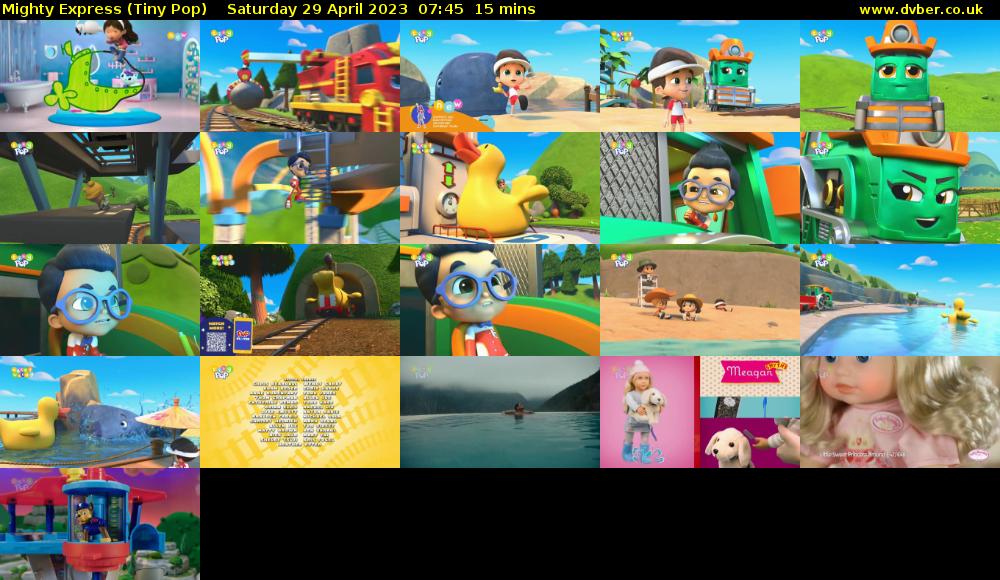 Mighty Express (Tiny Pop) Saturday 29 April 2023 07:45 - 08:00