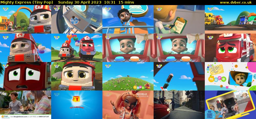 Mighty Express (Tiny Pop) Sunday 30 April 2023 10:31 - 10:46