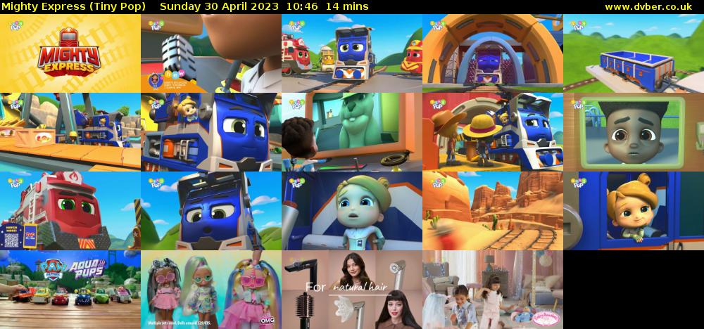 Mighty Express (Tiny Pop) Sunday 30 April 2023 10:46 - 11:00